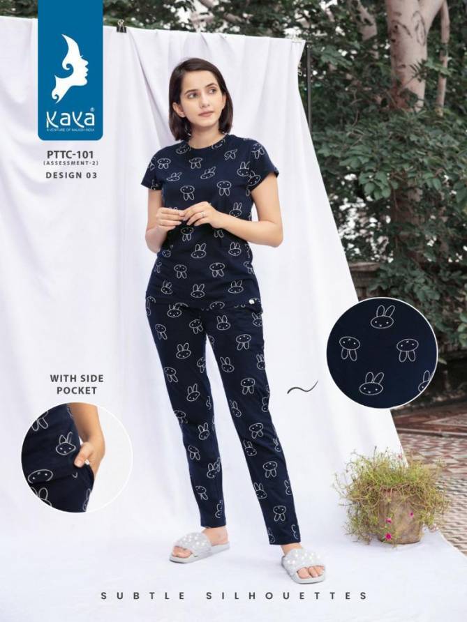 Kaya Twinkle Fancy Night Wear Cotton Suits Collection